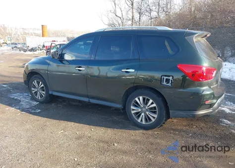 2018 Nissan Pathfinder Sl из США, поврежденный, VIN 5N1DR2MN1JC673108